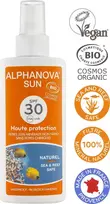 Alphanova Sun Bio* Purškiklis nuo saulės, SPF30 filtras, 125g