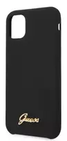 Dėklas GUESS HARD CASE VINTAGE GOLD LOGO GUHCN58LSLMGBK IPHONE 11 PRO Juodas