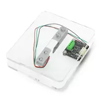 Virtuvinės svarstyklės Gravity - 1kg (10N) skaitmeninis slėgio jutiklis - HX711 - Svarstyklių rinkinys - DFRobot KIT0176