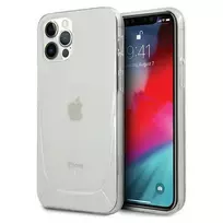 Mercedes Benz Apple iPhone 12 / 12 Pro Mercedes dėklas Transparent Line (MEHCP12MARCT) skaidrus