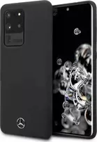 Dėklas Mercedes MEHCS69SILSB S20 Ultra G988 hard case juodas/juodas Silicone Line