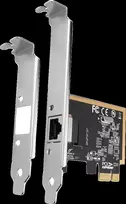 AXAGON PCEE-GRF PCI-Express network card adds high speed Gigabit Ethernet connection to your desktop computer. It enables a transmission speed of 10/100/1000Mbit/s.