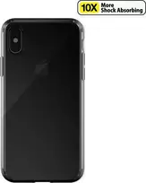 „Just Mobile Tenc“ oro dėklas, skirtas „iPhone Xs“ / „X“ (Crystal Juodas)