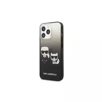 Apple iPhone 13 Pro Karl Lagerfeld dėklas Gradient Ikonik Karl & Choupette (KLHCP13LTGKCK) juodos spalvos