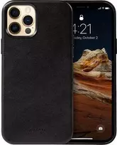 Crong Essential Cover – odinis dėklas, skirtas iPhone 12 Pro Max (juodas)
