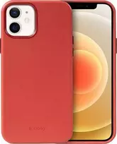 Crong Essential Cover Magnetic – odinis dėklas, skirtas iPhone 12 / iPhone 12 Pro MagSafe (raudonas)