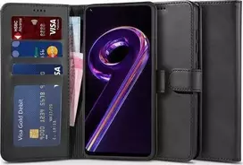 Dėklas Technologija apsaugota TECHNOLOGIJA APSAUGOTA PINIGINĖ REALME 9 PRO Juodas