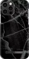Dėklas Thunder Case IDEAL OF SWEDEN IDFCAW 21-I2061-358 IPHONE 12/12 PRO CASE Juodas THUNDER MARBLE