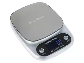 Blow Virtuvinės svarstyklės KS203 sidabrinės 5kg