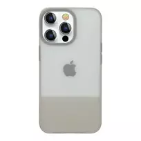 Kingxbar Plain Series Apple iPhone 13 Pro silikoninis dėklas telefonui pilkos spalvos