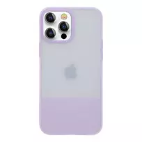 Kingxbar Plain Series Apple iPhone 13 Pro Max silikoninis dėklas telefonui violetinės spalvos