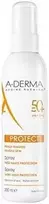 A Derma "Aderma Protect Purškiklis" labai aukštos apsaugos nuo saulės purškalas SPF 50+ 200ml
