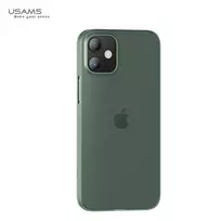 USAMS Dėklas Gentle Apple iPhone 12 mini 5,4"žalios spalvos/skaidrus žalias IP12QR03 (US-BH608)