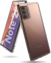„Ringke Fusion“ kompiuterio dėklas su TPU buferiu, skirtas „Samsung Galaxy Note 20“ skaidriam (FSSG0080)