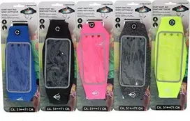 Dėklas Dunlop – sportinis diržas elektroniniam išmaniajam telefonui 51–71 cm (rožinis)