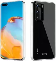 Crong Crystal Slim Cover – apsauginis dėklas, skirtas Huawei P40, permatomas