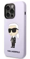 Karl Lagerfeld dėklas, skirtas iPhone 14 Pro Max 6,7 KLHCP14XSNIKBCU purpurinis kietas dėklas Silicone Ikonik