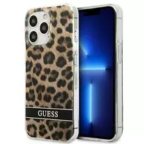 Apple iPhone 13 Pro Guess dėklas Leopard (GUHCP13LHSLEOW) rudos spalvos