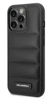 Karl Lagerfeld Puffy Elongated Logo telefono dėklas iPhone 14 Pro Max