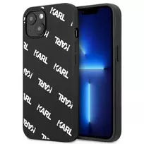Apple iPhone 13 Mini Karl Lagerfeld dėklas Allover (KLHCP13SPULMBK3) juodos spalvos