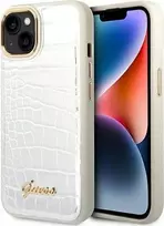 Dėklas GUESS GUHCP14MHGCRHS IPHONE 14 PLUS / 15 PLUS 6.7 "Sidabrinis / Sidabrinis HARDCASE CROCO COLLECTION