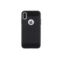 Greengo TelForceone Paprastas juodas "iPhone X / XS" dėklas