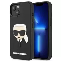 Apple iPhone 14 plus Karl Lagerfeld dėklas 3D Rubber Karl`s Head juodos spalvos