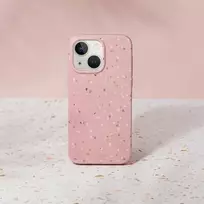 UNIQ dėklas Coehl Terrazzo Apple iPhone 14 / 15/ 13 6,1" rožinės spalvos