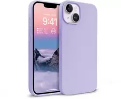 „Crong Color Cover“ skystas silikoninis dėklas, skirtas „iPhone 14 Max“ (violetinė)