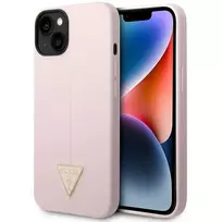 Apple iPhone 14 Plus Guess dėklas Silicone Triangle violetinės spalvos