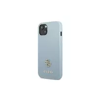 Apple iPhone 13 Pro Max Guess dėklas Saffiano 4G Small Metal Logo (GUHCP13XPS4MB) mėlynos spalvos