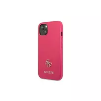 Apple iPhone 13 Pro Guess dėklas Saffiano 4G Small Metal Logo (GUHCP13LPS4MF) rožinės spalvos