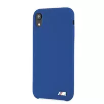 Apple iPhone XR BMW dėklas silikoninis M Collection (BMHCI61MSILNA) mėlynos spalvos