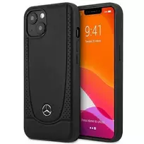 Mercedes MEHCP14MARMBK Apple iPhone 14 Plus / 15 Plus 6.7″ juodos spalvos kietas dėklas Leather Urban