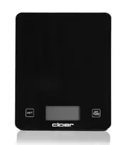 Virtuvinės svarstyklės Cloer 6870 juodos, sveria iki 10 kg, juodos