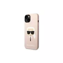 Dėklas Karl Lagerfeld KLHMP14SSLKHLP iPhone 14 6.1 "hardcase light pink / light pink Silicone Karl`s Head Magsafe
