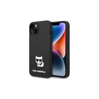 Dėklas Karl Lagerfeld KLHCP14MSLCTBK IPHONE 14 PLUS / 15 PLUS 6.7 "HARDCASE JUODA / Juodas SILICONE CHOUPETTE BODY