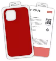 MYSAFE SILIKONINIS DĖKLAS SAMSUNG GALAXY S21 PLUS Raudonas BOX