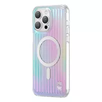 Dėklas Kingxbar PQY Go Out serijos magnetinė Apple iPhone 14 Plus MagSafe lazerinė spalva