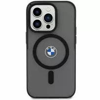 Apple iPhone 14 plus BMW dėklas Signature MagSafe (BMHMP14MDSLK) juodos spalvos