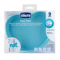 Chicco Silikoninė širdies formos lėkštutė 9m+ mėlyna
