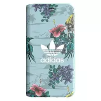 Apple iPhone X / XS Adidas OR Booklet dėklas Floral (30927) pilkos spalvos
