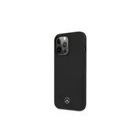 Mercedes Benz Apple iPhone 13 Pro Mercedes silikoninis dėklas MagSafe (MEHMP13LSILBK) juodos spalvos