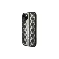 Apple iPhone 14 plus Karl Lagerfeld dėklas Monogram Stripe (KLHCP14MPGKLSKG) pilkos spalvos