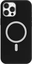 Mercury MagSafe Silikoninis Apple iPhone 12 Pro Max 6.7" dėklas telefonui juodos spalvos