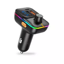 XO transmitter FM BCC09 Bluetooth MP3 car charger 25W juodos spalvos