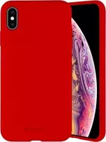 Dėklas Mercury Silicone iPhone X/Xs raudona /raudona