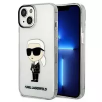 Dėklas Karl Lagerfeld KLHCP14MHNIKTCT IPHONE 14 PLUS / 15 PLUS 6.7 "TRANSPARENT HARDCASE IKONIK Karl Lagerfeld