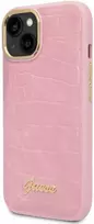 Dėklas GUESS GUHCP14MHGCRHP IPHONE 14 PLUS / 15 PLUS 6.7 "Rožinis / Rožinis HARDCASE CROCO COLLECTION