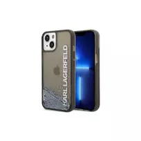 Dėklas Karl Lagerfeld KLHCP14MLCKVK IPHONE 14 PLUS / 15 PLUS 6.7 "Juodas / Juodas HARDCASE LIQUID GLITTER ELONG